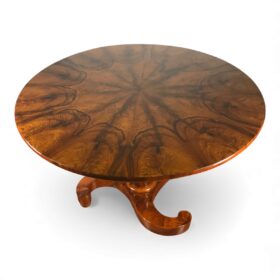 Biedermeier Walnut Table, South Germany 1820