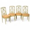 Set of 4 Lyre -back Louis XVI Chairs- Styylish