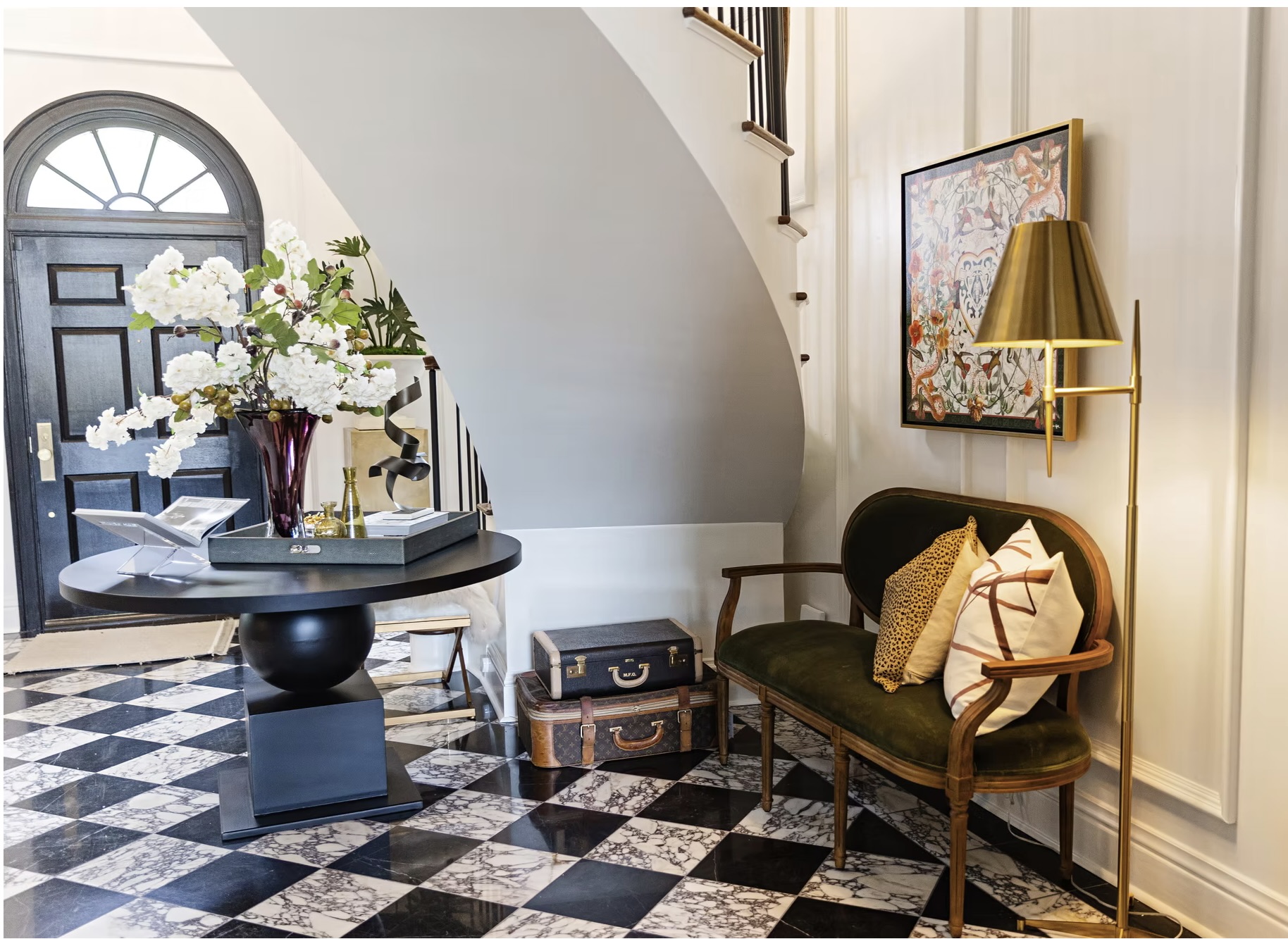 Entryway Design by Brandalyn Designs- Styylish