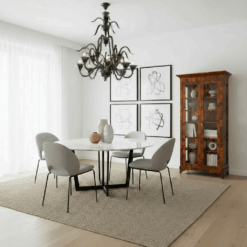 Biedermeier Display Cabinet in a dining room- Styylish