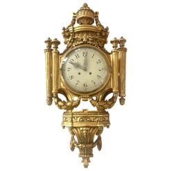 Swedish Louis XVI Style Wall Clock- Styylish