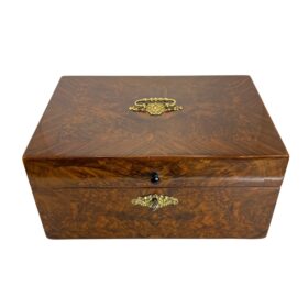 Large Biedermeier Walnut Box,  Austria circa 1850