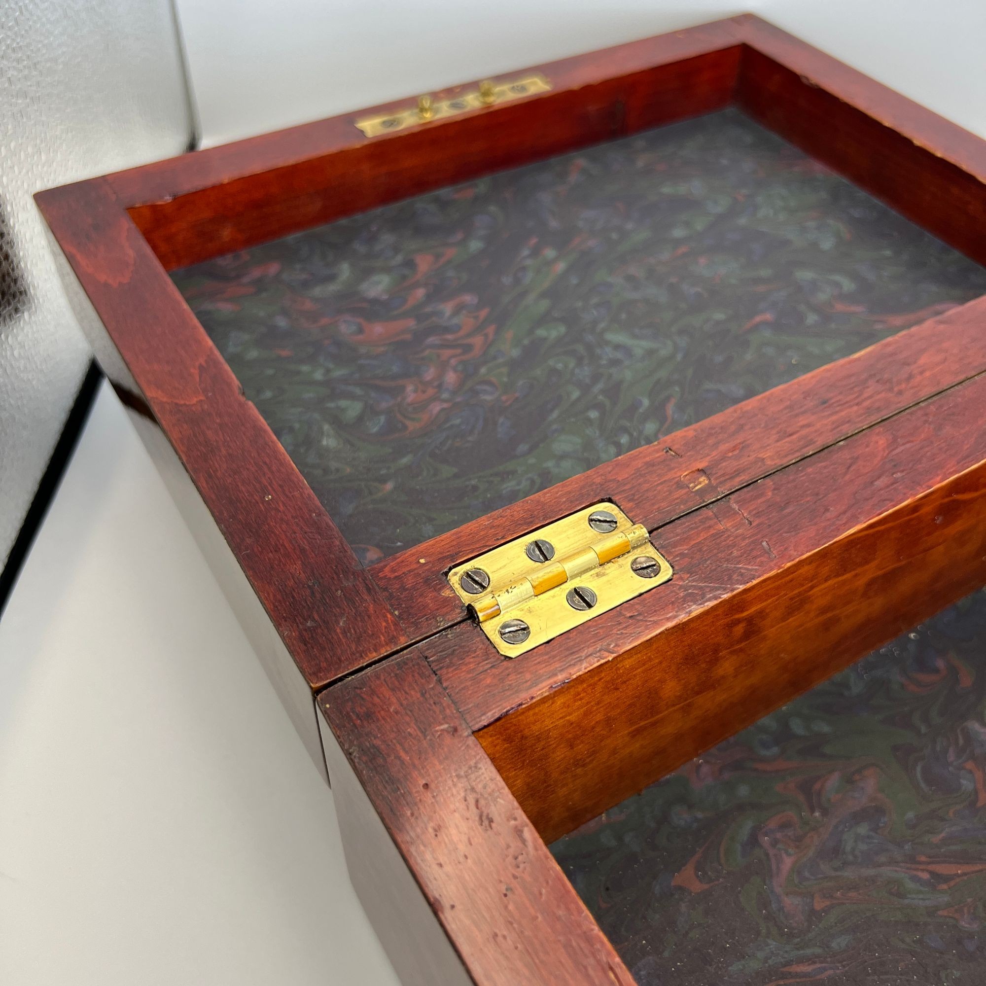 Large Biedermeier Walnut Box, Austria circa 1850 - Image 19