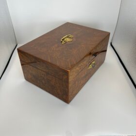 Large Biedermeier Walnut Box,  Austria circa 1850