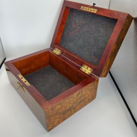 Large Biedermeier Walnut Box,  Austria circa 1850
