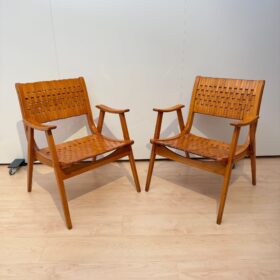 Pair of Midcentury Armchairs by Gelenka, Germany circa 1950