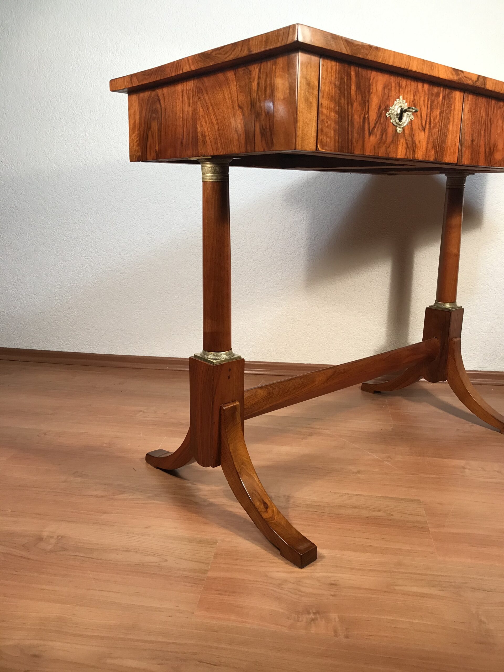 Biedermeier Walnut Desk, Germany 1820 - Image 7