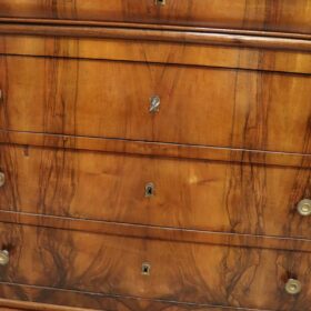 Italian Louis Philippe Walnut Chest of Drawers, ~1850