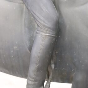 Very Large Bronze Sculpture, Signed, Horse and Jockey Statue