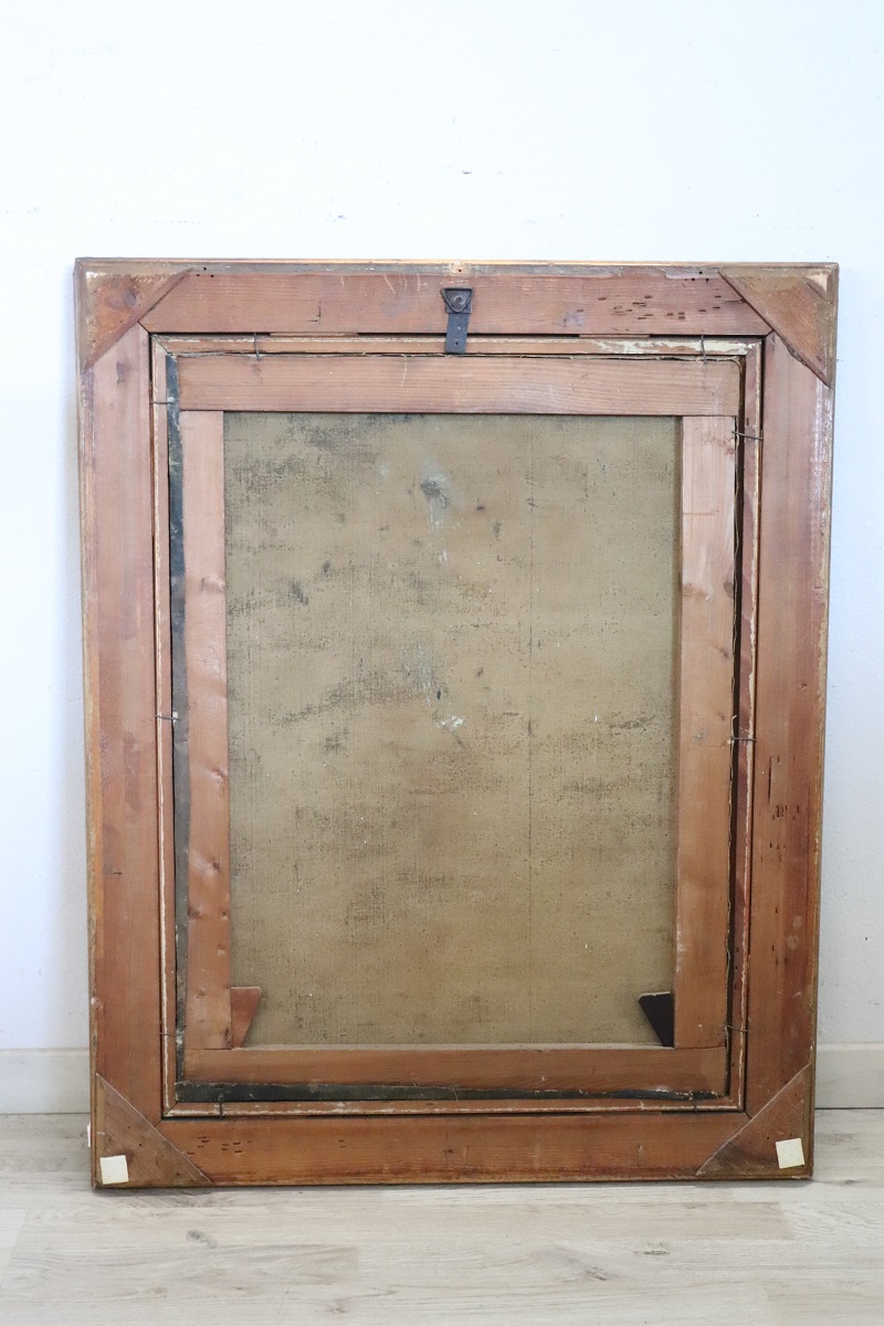 Oil Painting on Canvas, Portrait, Signed G. Maldarelli 1917 - Image 3