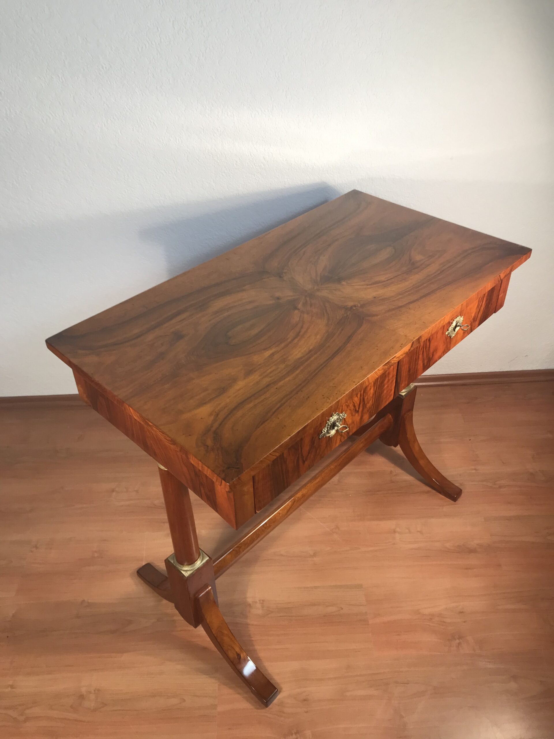 Biedermeier Walnut Desk, Germany 1820 - Image 6