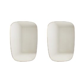 Pair of Gio Ponti-Style Mirrors framed in Gilt Brass. 1980s