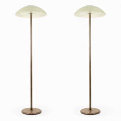 Pair of Art Deco-Style Floor Lamps by Andrée Putman. Circa 1980