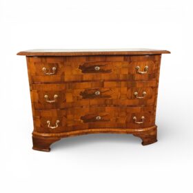 German Baroque Walnut Chest of Drawers, 1750