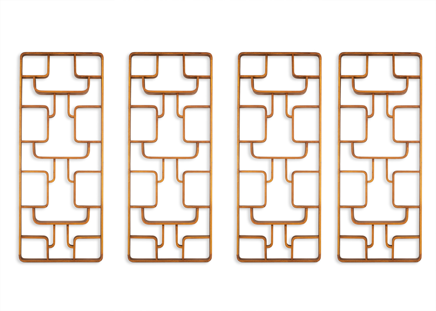 Ludvik Volak Thermoformed Plywood Shelves, 1960s-1970s. - Image 12