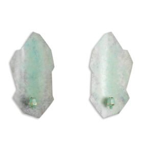 Pair of Wall Sconces, Brass and Bronze, Contemporary