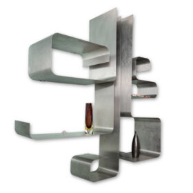 Zigzag bookcase by Joëlle Ferlande and François Monnet, 1960s.