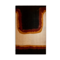 Alternative view of Geometric Wool Tapestry Triptych, 20th-Century