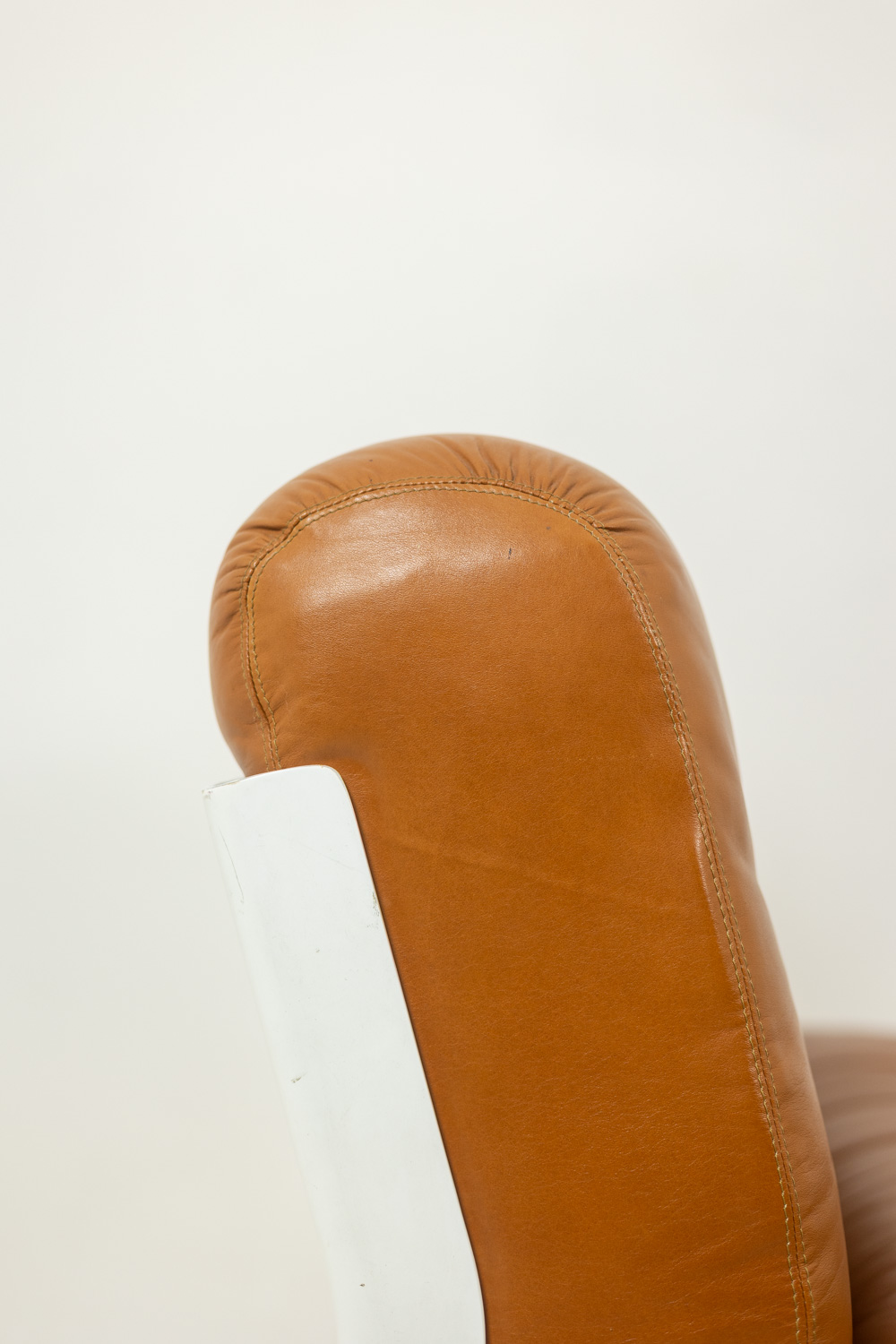 Mario Bellini Leather Armchair, for B&B Amanta, circa 1970 - Image 11