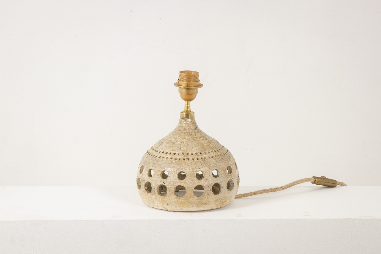 Georges Pelletier Terracotta Lamp, circa 1960-70 - Image 3