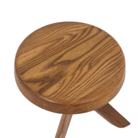 Pierre Chapo S31 stool in natural elm. 1980s