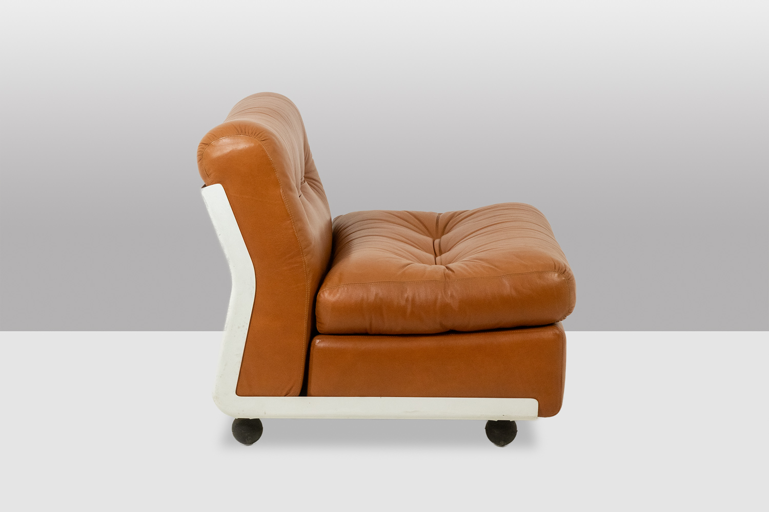 Mario Bellini Leather Armchair, for B&B Amanta, circa 1970 - Image 3