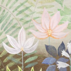 Large Acrylic Painting, Linen Canvas, Contemporary