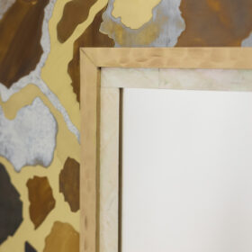 Brass Marquetry Mirror, Artist’s Work