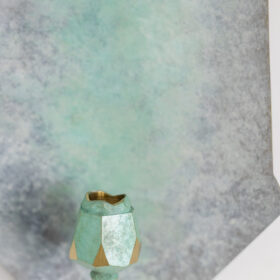 Pair of Wall Sconces, Brass and Bronze, Contemporary