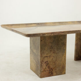 Rectangular Marble Coffee Table by Sarrancolin, Contemporary