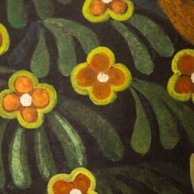 Large Acrylic Panel, Linen Canvas, Contemporary