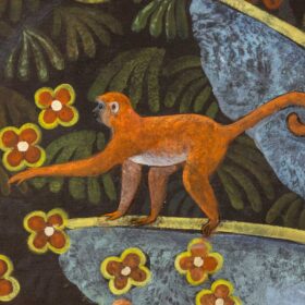 Large Acrylic Panel, Linen Canvas, Contemporary