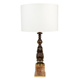 Bronze Horse Bust Lamp, Maison Charles, 1970s