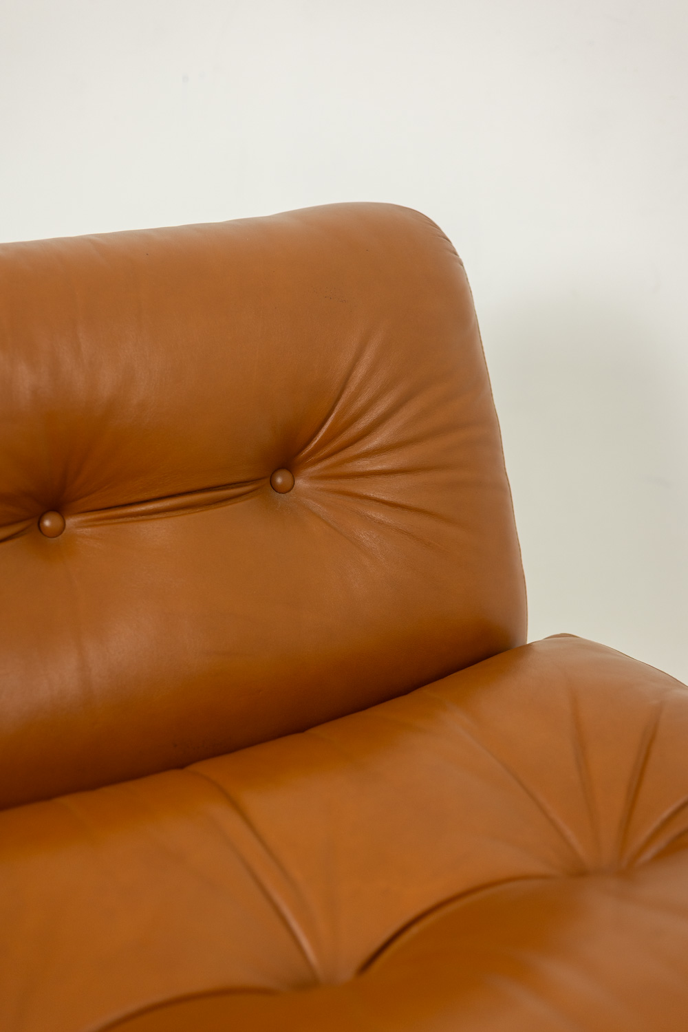 Mario Bellini Leather Armchair, for B&B Amanta, circa 1970 - Image 6