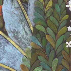 Large Acrylic Panel, Linen Canvas, Contemporary