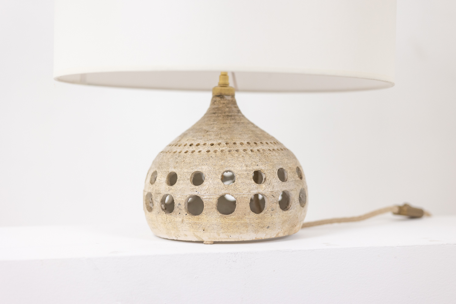 Georges Pelletier Terracotta Lamp, circa 1960-70 - Image 6