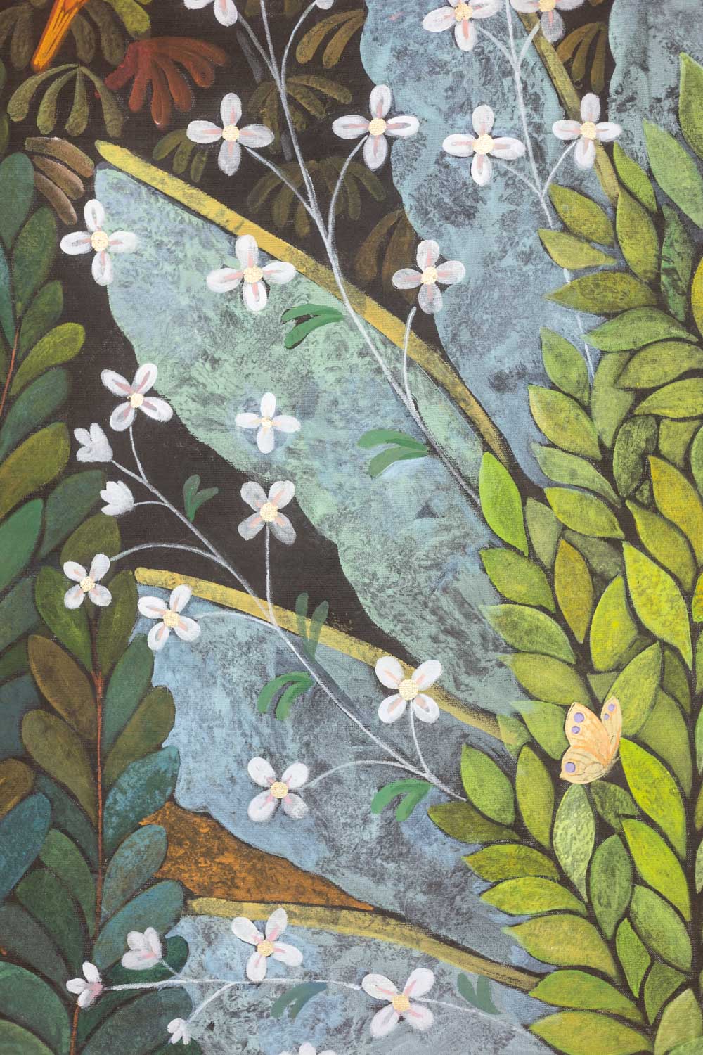 Large Acrylic Panel, Linen Canvas, Contemporary - Image 8