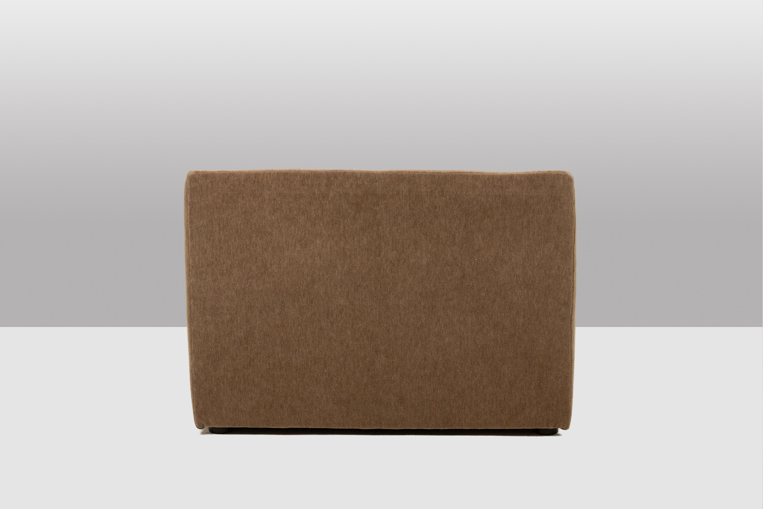 Pair of Cubic Armchairs in Beige Mohair Fabric, Contemporary. - Image 10