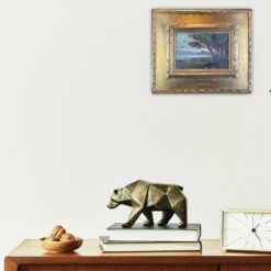 Alternative view of Oil Painting on Board, Italian, Landscape of Ischia, Signed Ricciardi