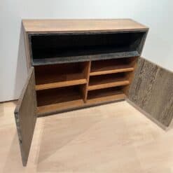 Art Deco Office Bookcase, De Coene Frères, Limed Oak, Belgium circa 1935 - Image 12
