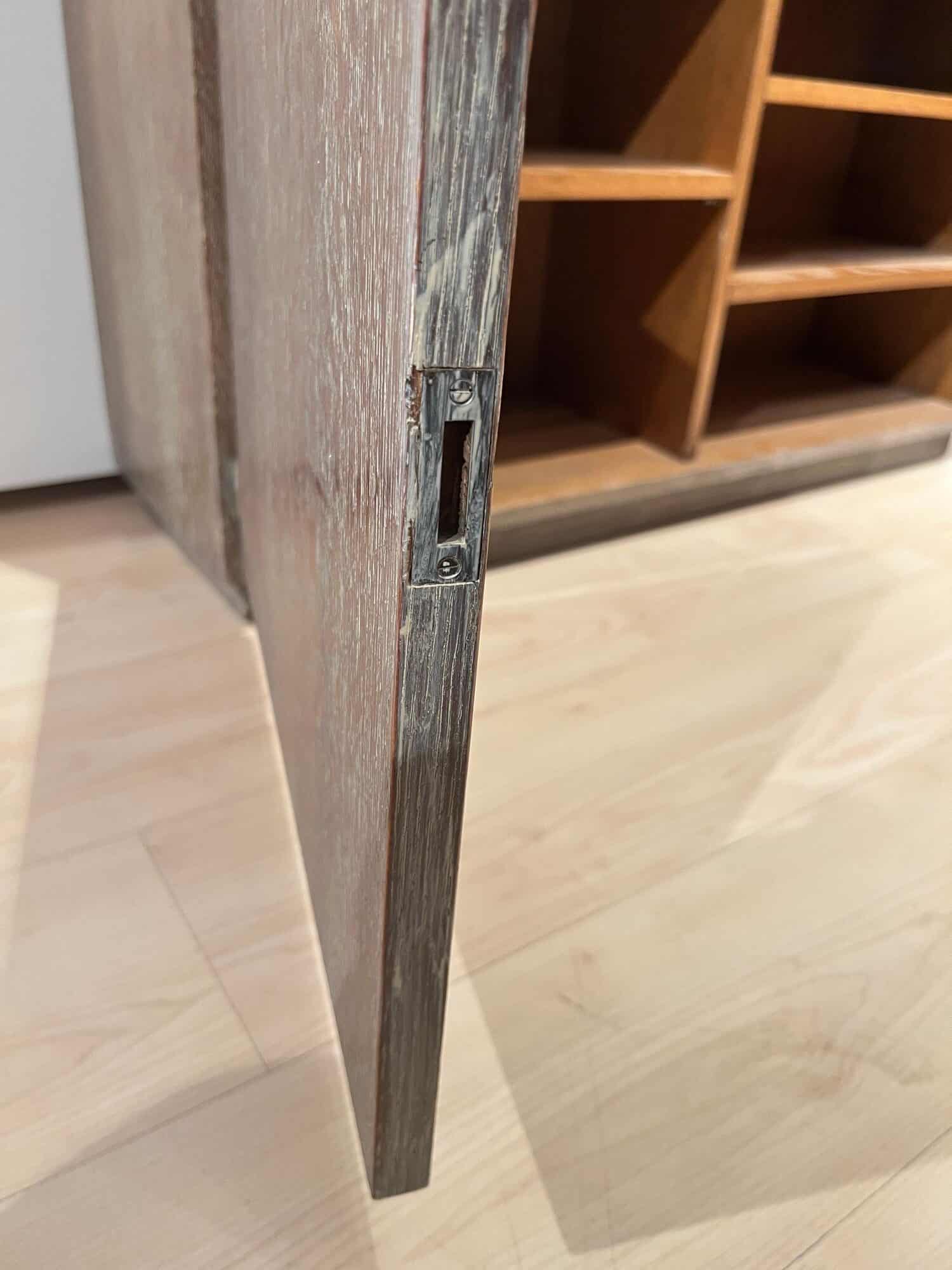 Art Deco Office Bookcase, De Coene Frères, Limed Oak, Belgium circa 1935 - Image 14