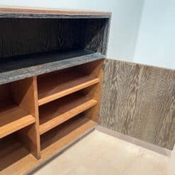 Art Deco Office Bookcase, De Coene Frères, Limed Oak, Belgium circa 1935 - Image 15