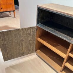 Art Deco Office Bookcase, De Coene Frères, Limed Oak, Belgium circa 1935 - Image 16