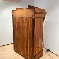Biedermeier Secretaire, Cherry Veneer, Inlays, Brass, South Germany circa 1830 - Image 19