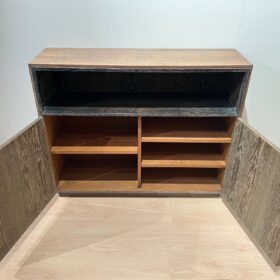 Art Deco Office Bookcase, De Coene Frères, Limed Oak, Belgium circa 1935