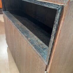 Art Deco Office Bookcase, De Coene Frères, Limed Oak, Belgium circa 1935 - Image 4