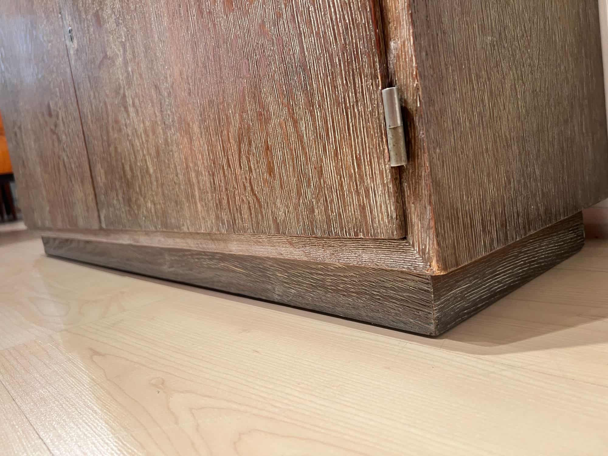 Art Deco Office Bookcase, De Coene Frères, Limed Oak, Belgium circa 1935 - Image 10