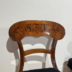 Set of Six Biedermeier Shovel Chairs, Walnut, Roots Veneer, South Germany, 1840s - Image 11