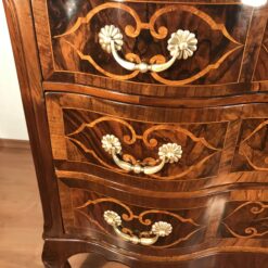 South German Baroque Dresser- detail of drawers- Styylish