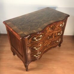 South German Baroque Dresser- three-quarter view- Styylish